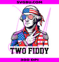Two Fiddy PNG, George Washington PNG, Sarcastic 1776 PNG