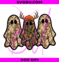 Retro Ghost PNG, Hunting Halloween PNG, Spooky Camo PNG
