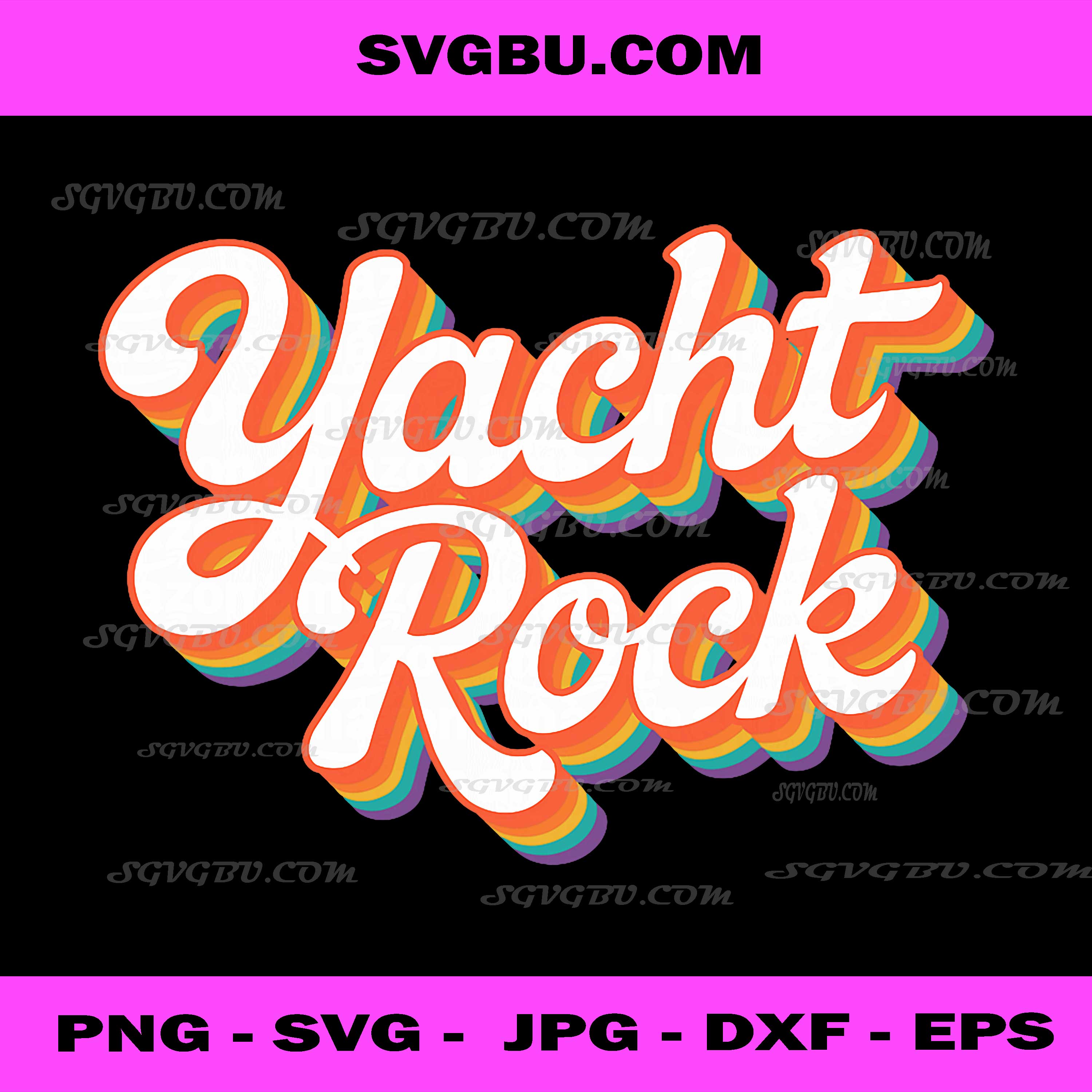 Yacht Rock Retro Typography Aesthetic PNG, Vintage 70s Summer PNG