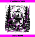 Horror Pumpkin PNG, Horror Halloween PNG, Spooky Season PNG
