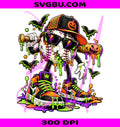 Halloween Drip Mascot PNG, Halloween Baseball PNG, Baseball Drip PNG