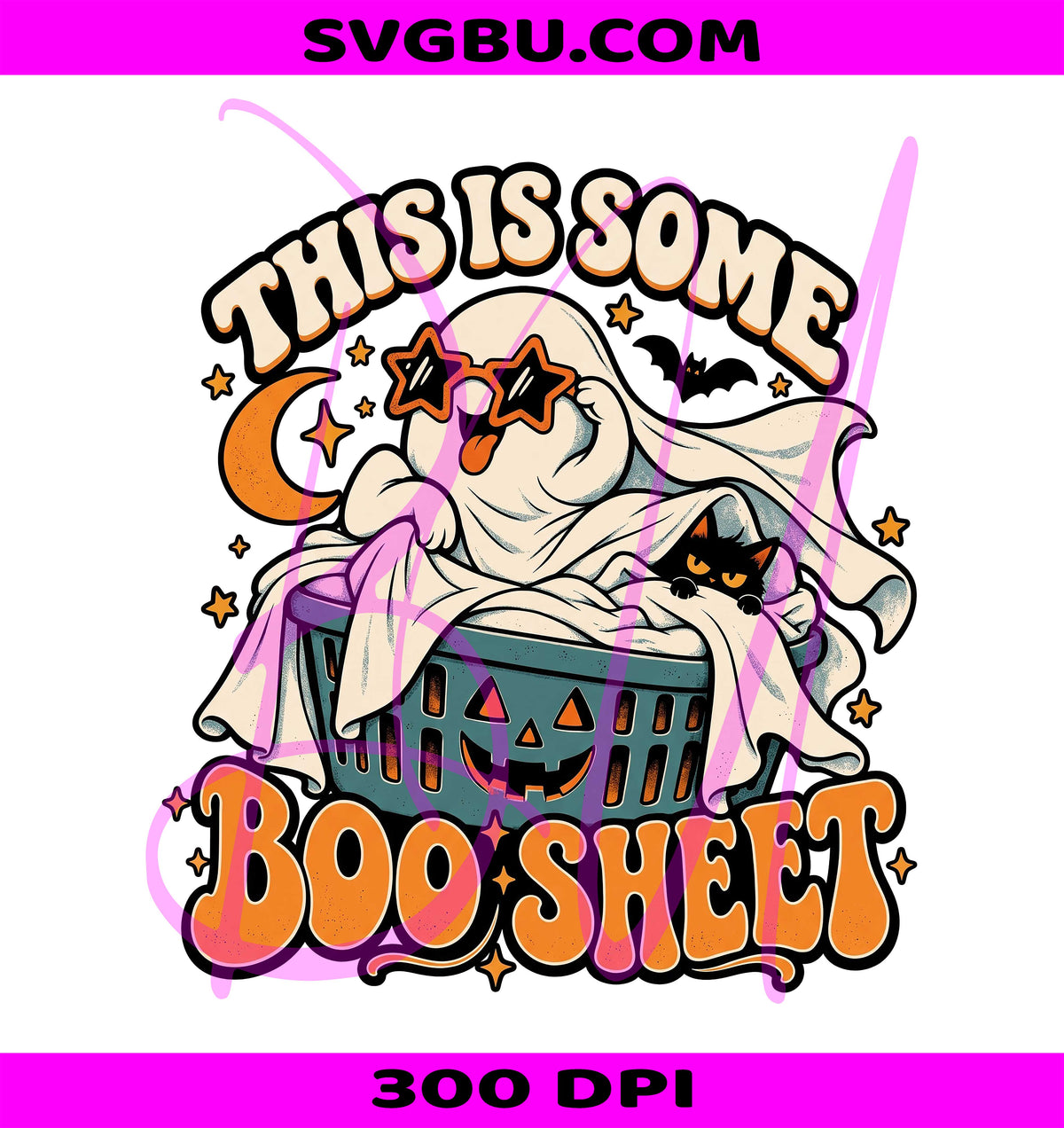 Boo Sheet Ghost PNG, Funny Ghost Laundry PNG, Halloween Ghost PNG