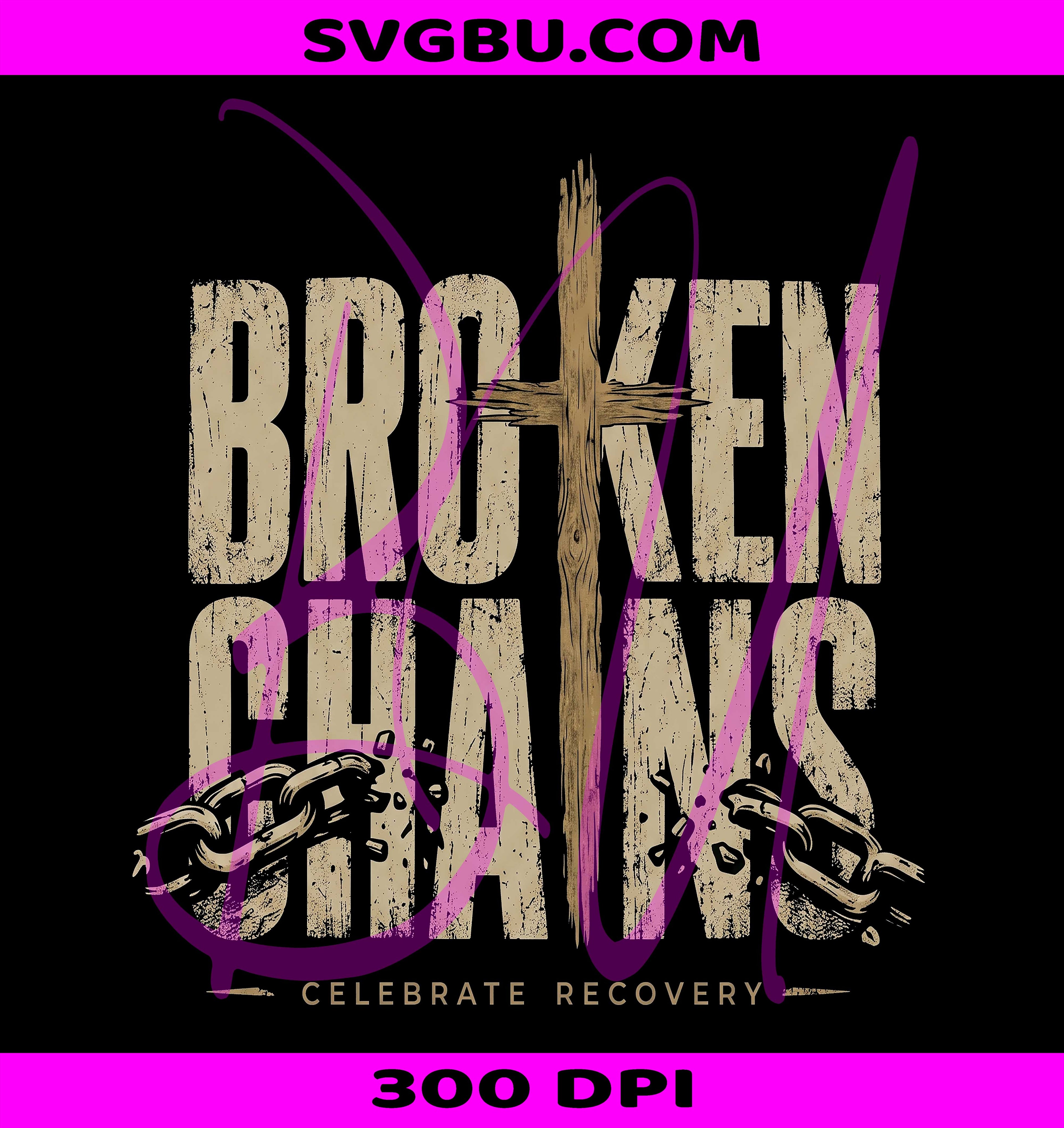 Broken Chains PNG, Cross Recovery PNG, Christian PNG