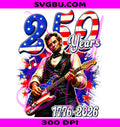 Abe Lincoln Guitar PNG, America 250 PNG, Patriotic Lincoln PNG
