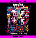 America 250 PNG, Graffiti Presidents PNG, USA 250 Years PNG