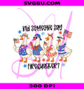 Did Someone Say Firequacker PNG, 4th of July Patriotic Ducks Design PNG