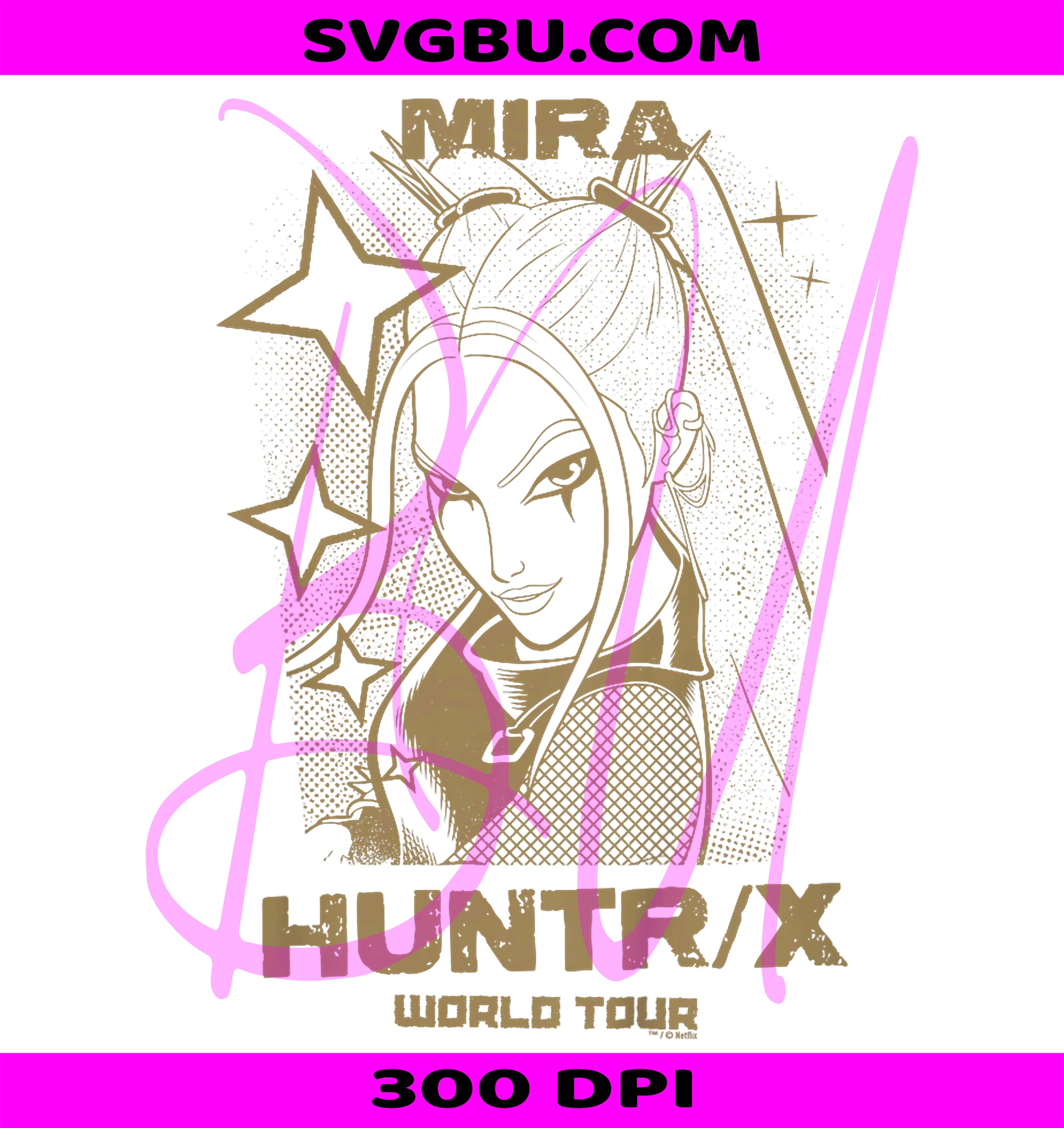 Kpop Demon Hunters Mira World Tour PNG, Kpop Demon Hunters Youth Kids PNG