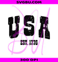 4th of July Retro America 1776 Png, 250 Years Of Freedom PNG