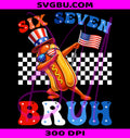 4th Of July Hotdog PNG, Dabbing Hotdog PNG, Six Seven Hotdog PNG