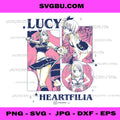 Fairy Tail Lucy Heartfilia Multi Pose Distressed Showcase PNG