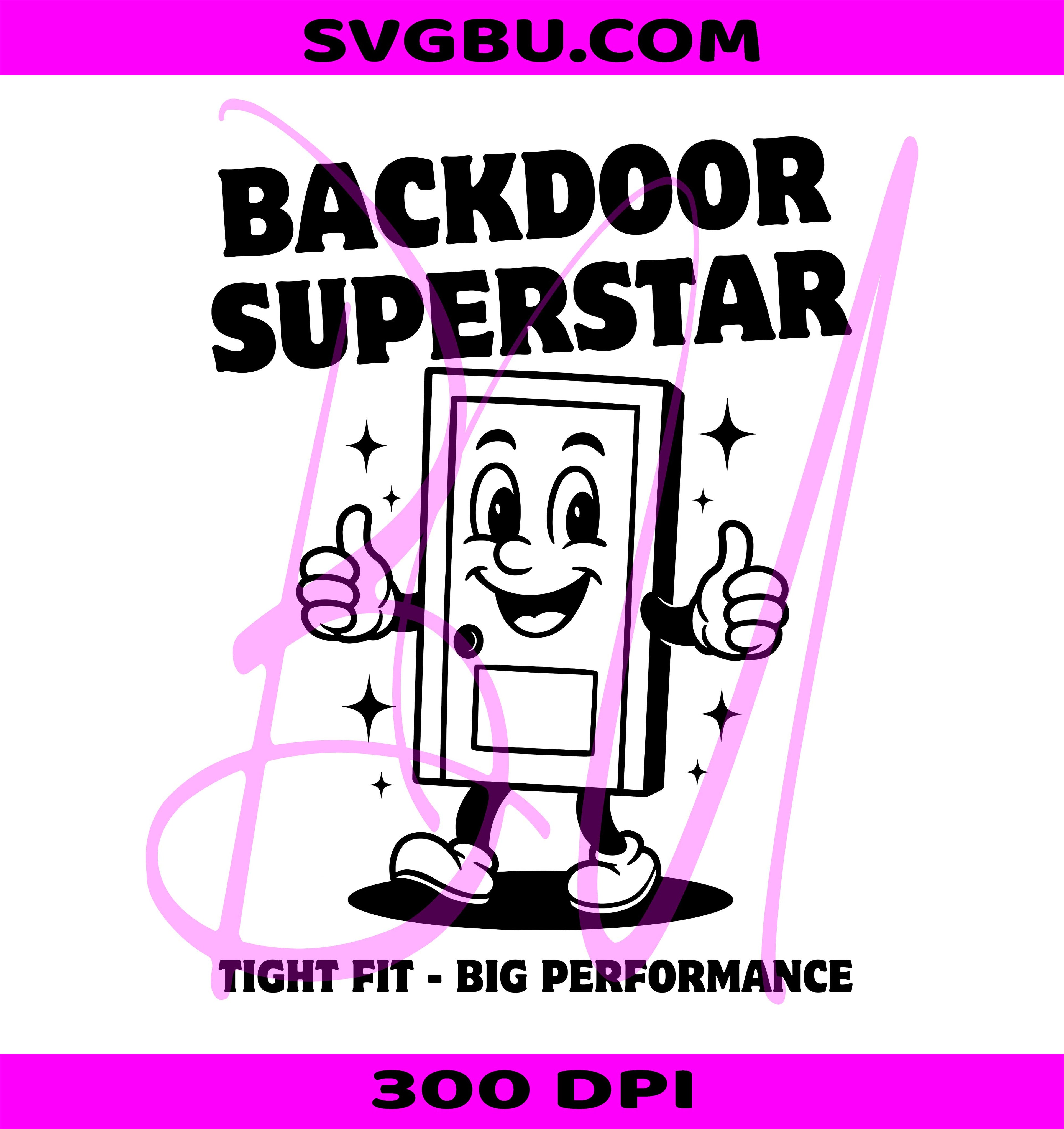 Backdoor Superstar PNG, Raunchy Adult PNG, Adult Sex Joke PNG