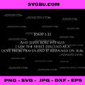 The Big Way John 1:32 PNG, Christian Design PNG,  Bible Verse PNG