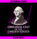 Original CEO Of The United States PNG, George Washington PNG