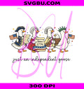 Patriotic Goose PNG, USA 250 Years PNG, 4th Of July Goose PNG
