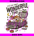 Most Wonderful Time Halloween PNG, Funny Halloween PNG, Vintage Halloween PNG