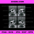 Cool Axolotls with Sunglasses PNG, PhotoBooth Amphibian Animals PNG