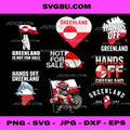 Greenland: Flag, Map & National Symbols SVG PNG Nordic Graphic Bundle