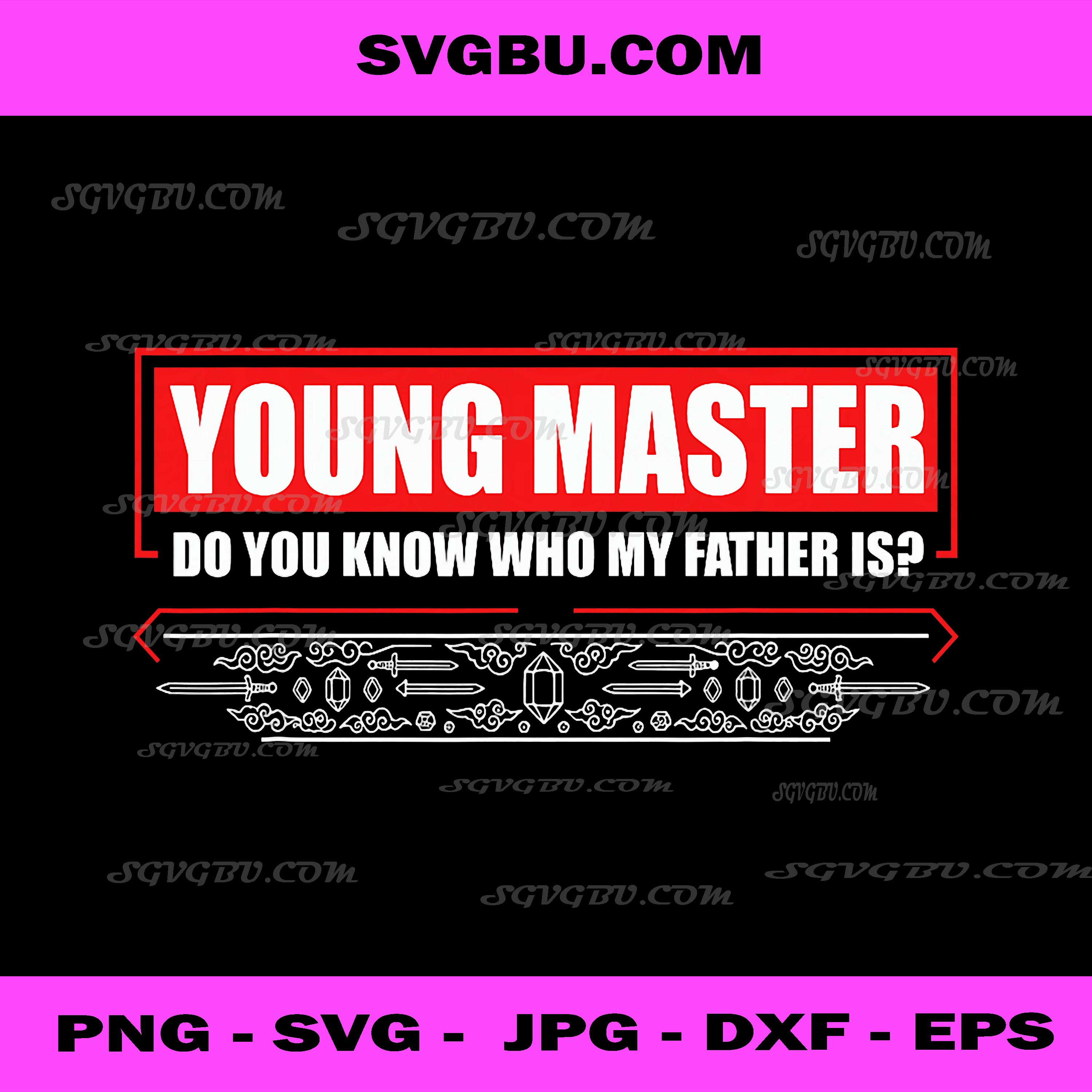 Young Master Do You Know Who My Father Is PNG, Manhwa Quote PNG