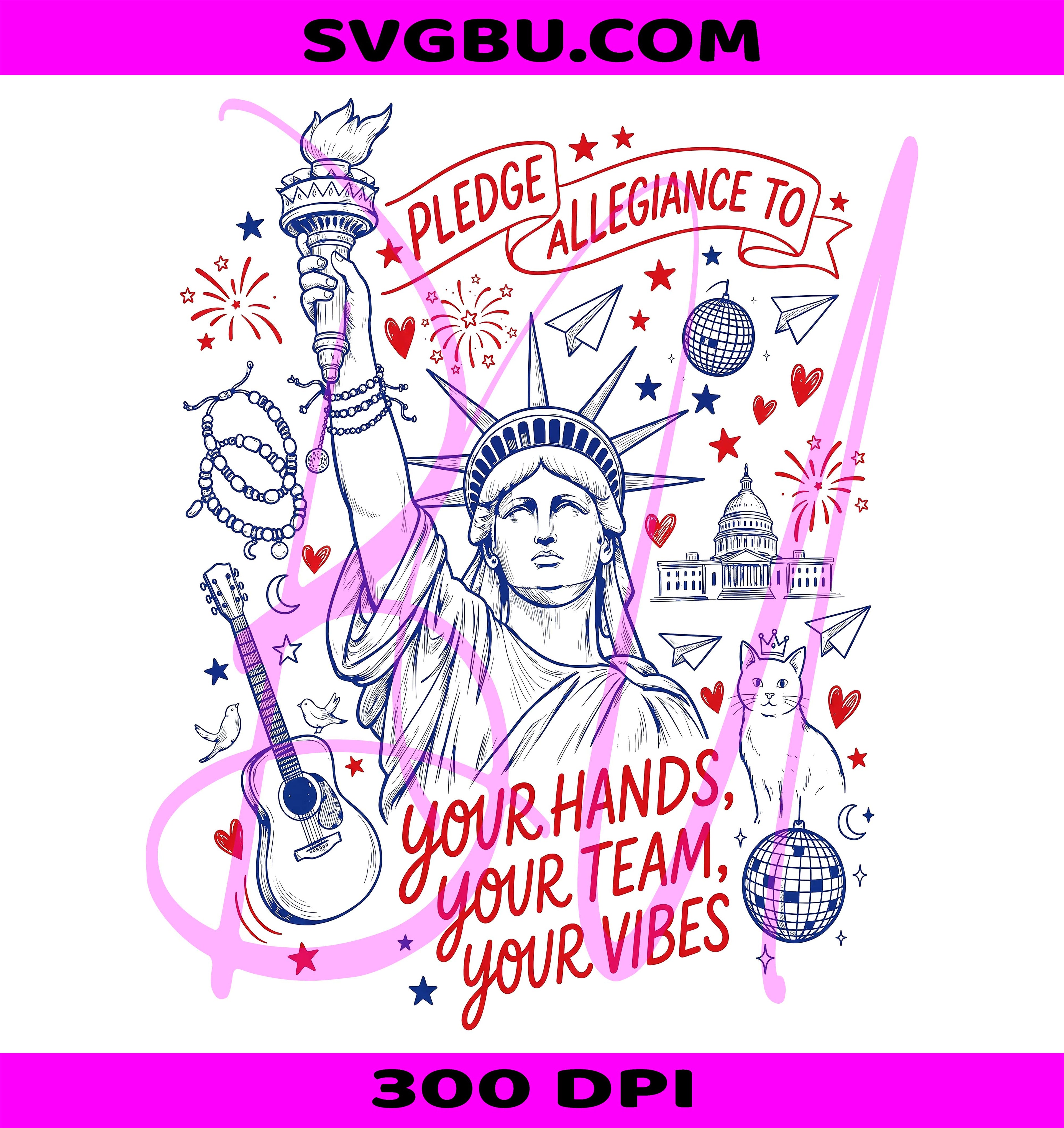 Pledge Allegiance To PNG, Statue of Liberty PNG, Your Vibes PNG