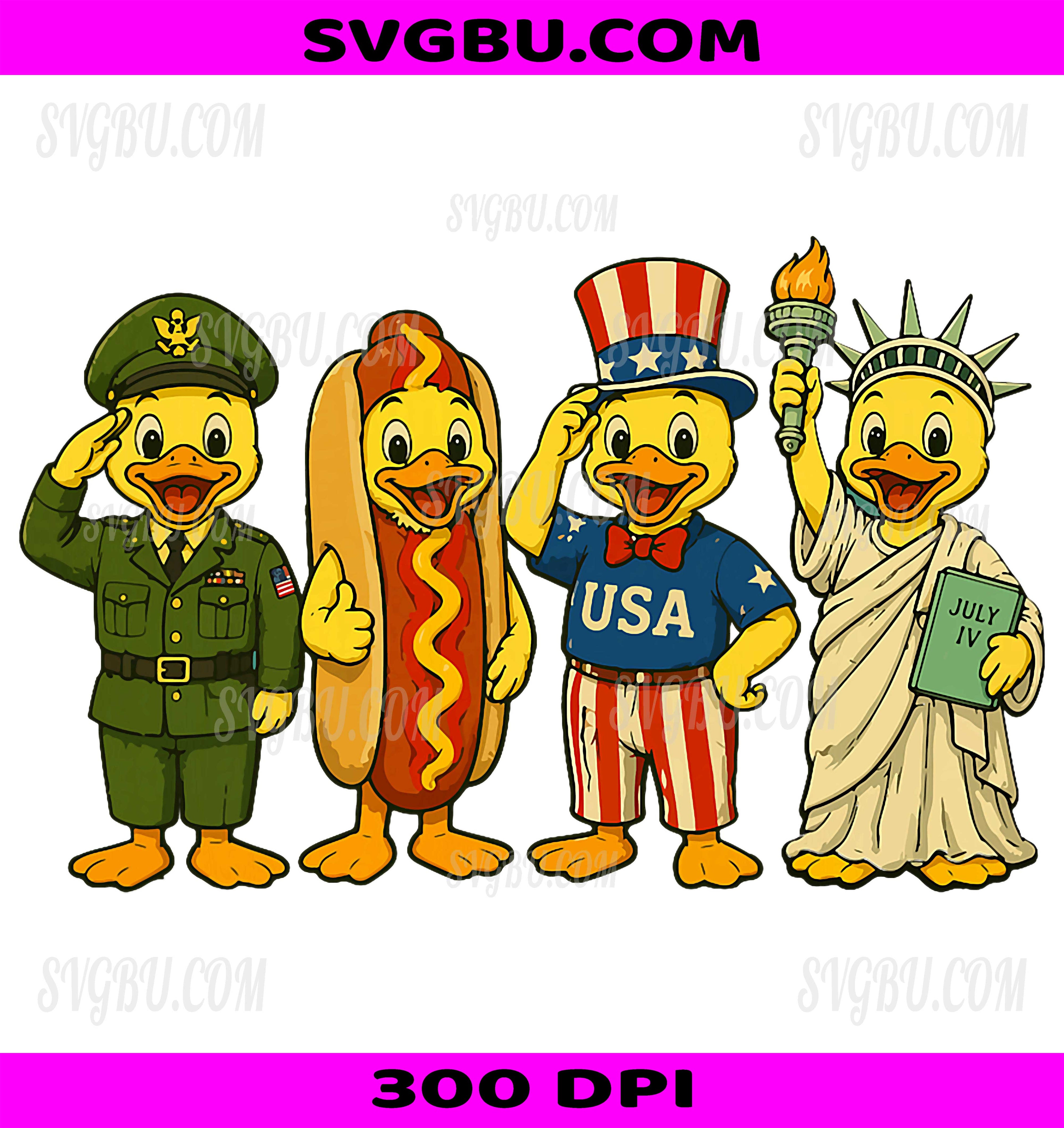Funny Silly Goose 4th Of July USA PNG, 250th American Flag PNG