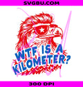 WTF Is A Kilometer PNG, Sarcastic USA Eagle PNG, Funny Patriotic Eagle PNG