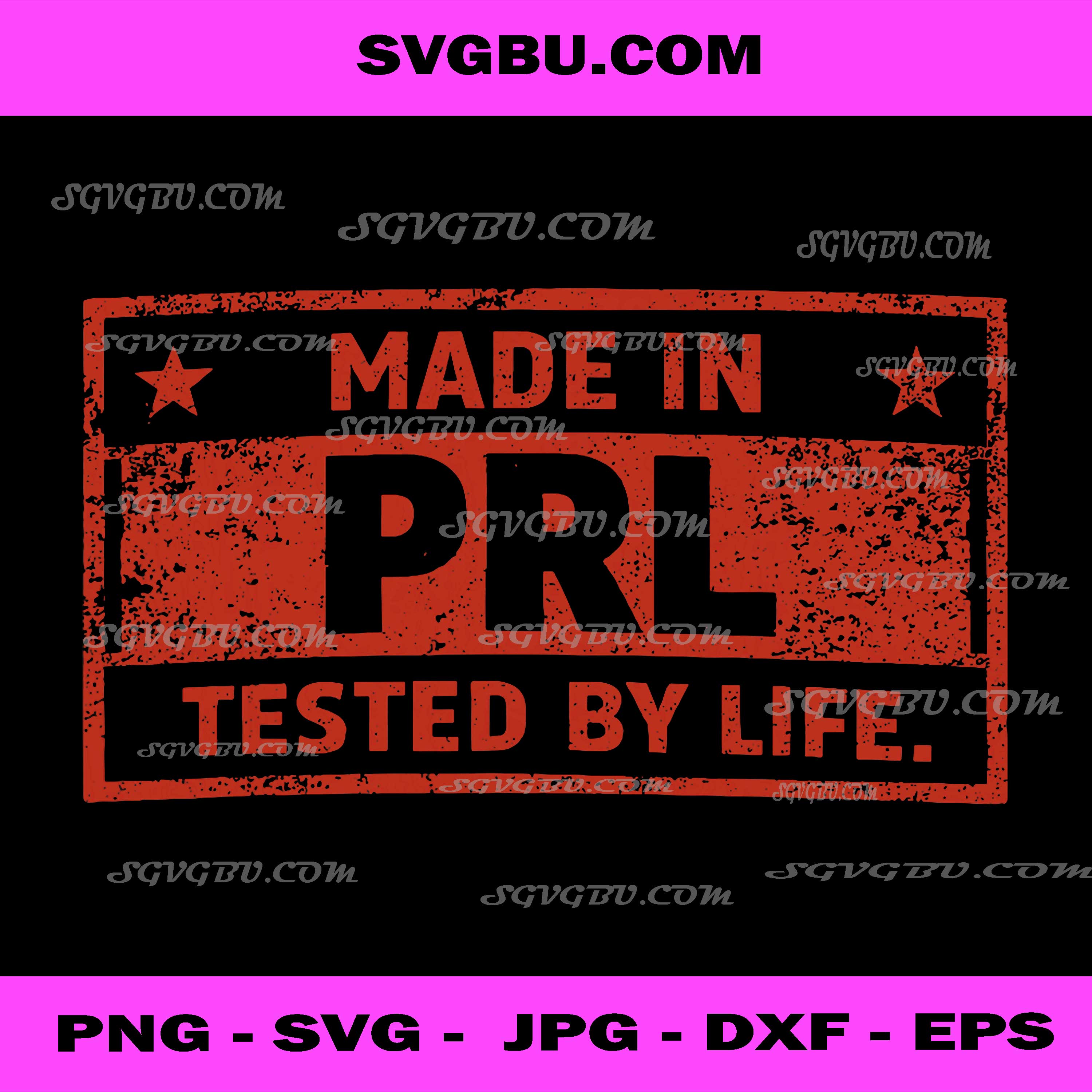 Made In PRL Tested By Life PNG, Vintage Polish Pride Art PNG
