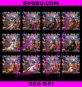Chill The Fourth Out Bundle PNG, 4th Of July Animals PNG, USA Patriotic PNG