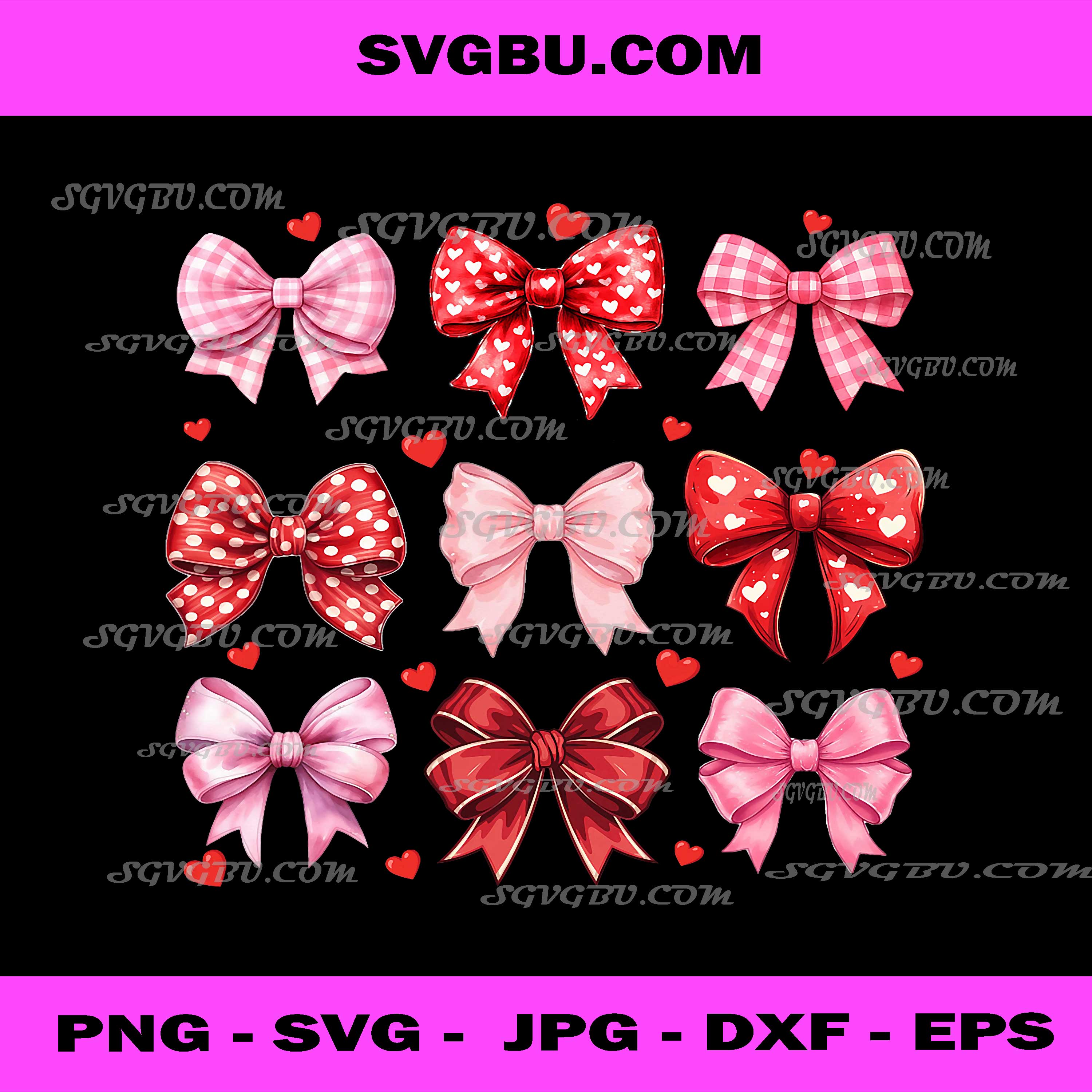 Valentines Day Hearts Leopard Coquette Bow PNG, Leopard Valentine PNG