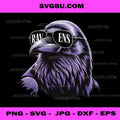 Cool Face Raven with Sunglasses PNG, Maryland Pride PNG