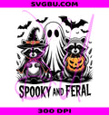 Spooky Feral Raccoon PNG, Halloween Raccoon PNG, Creepy Cute Ghost PNG