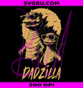 Dadzilla Sunglasses Dinosaur PNG, Funny Dadzilla Design PNG