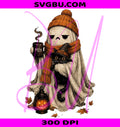 Ghost Cat PNG, Spooky Black Cat PNG, Witchy Cat PNG