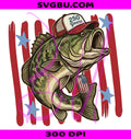 Patriotic Bass Fish PNG,Camo Bass PNG,250 Years Fishing PNG