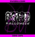 Preppy Horror PNG, Retro Halloween PNG, Colorful Stripe PNG