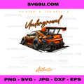 Cool Retro Vintage Japanese, JDM Tokyo Japan Drift Race Car PNG