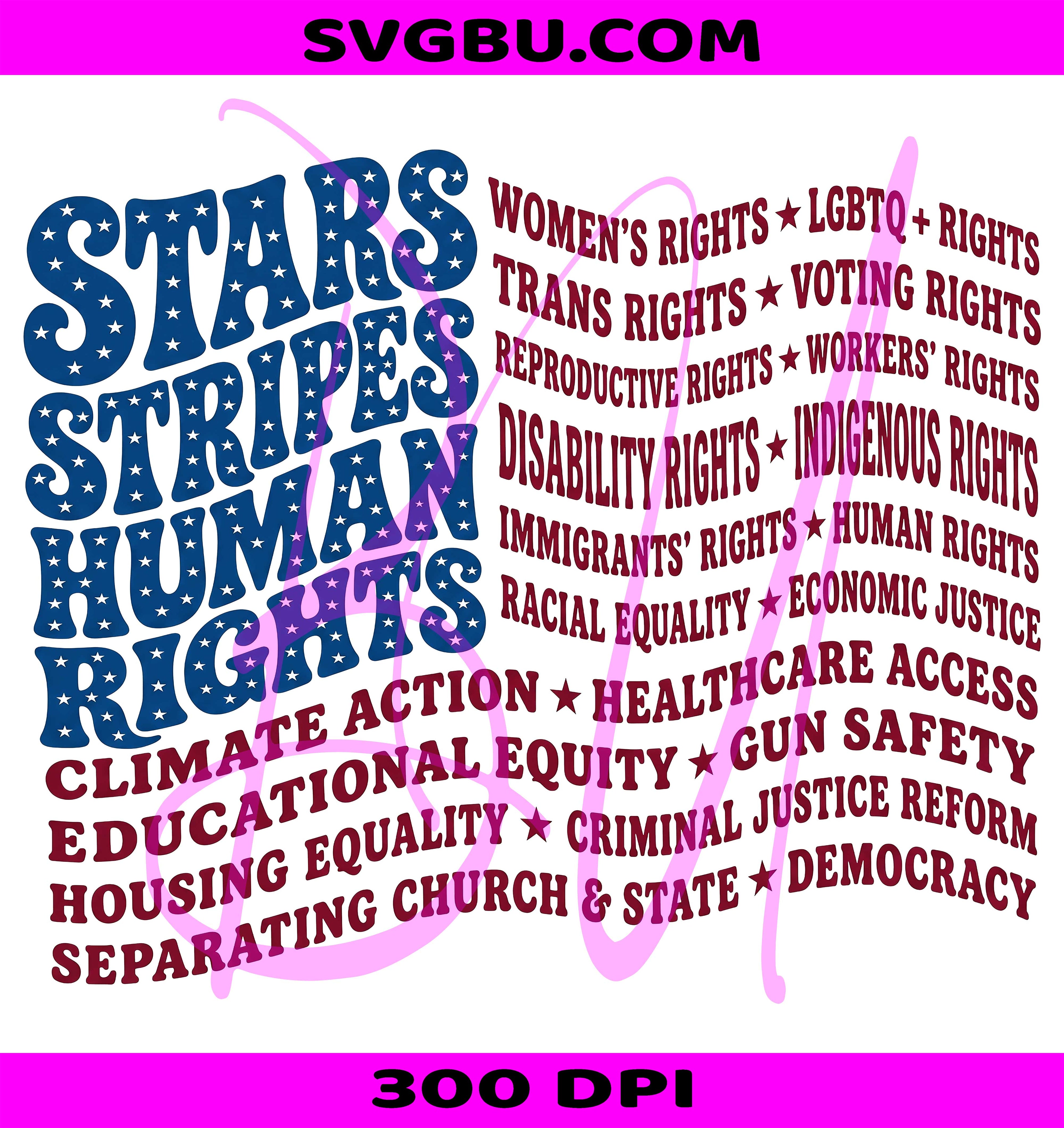Stars Stripes Human Rights PNG, Pro Immigration PNG, Anti ICE PNG
