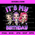 It's My Birthday PNG, Cute Chibi Kpop, Funny Birthday Girl PNG