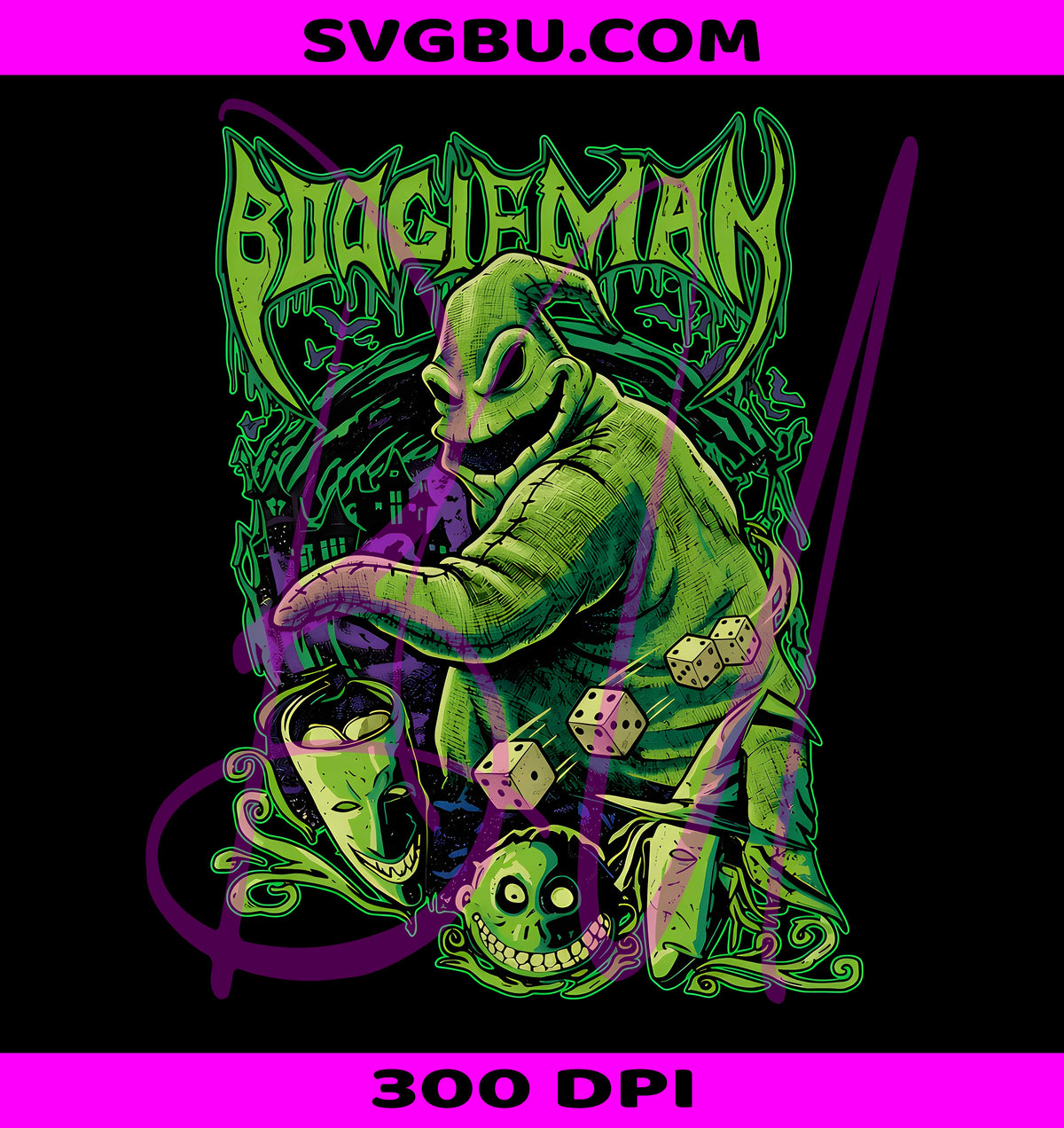 Retro Boogieman PNG, Jack Skellington Sally PNG, Oogie Boogie PNG