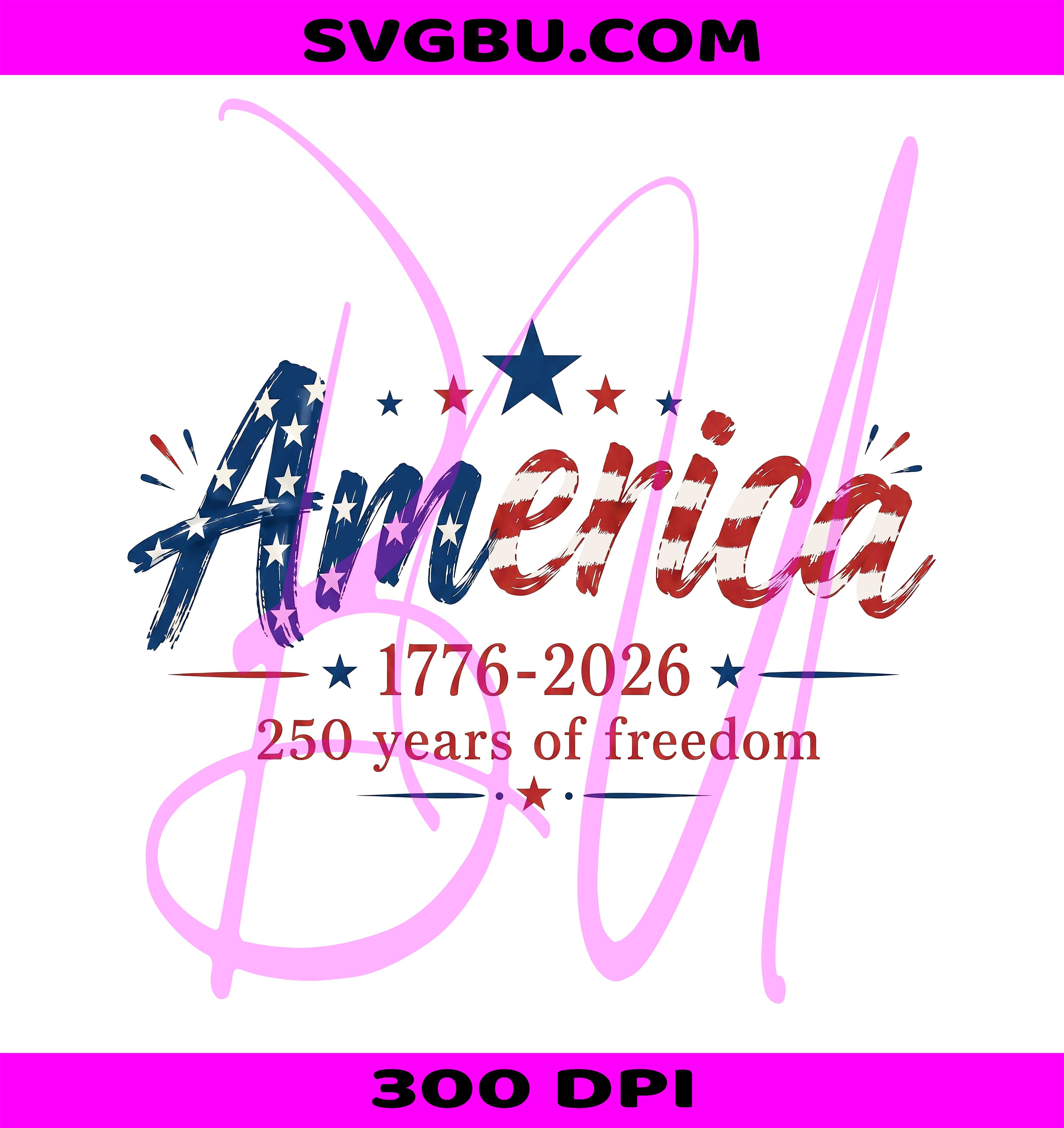 USA 250 Years PNG, Retro American Flag PNG, 1776 2026 PNG