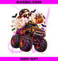 Halloween Monster Truck PNG, Spooky Truck PNG, Halloween Vehicle PNG