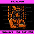 Cool Tennessee Dog Lovers Coonhound PNG, Trendy Cartoon Animal Design