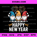 Happy New Year Gnomes PNG, Party Lovers and Festive PNG