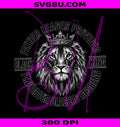 Black King Father Leader Provider PNG, Melanin Lion Dad Blessed PNG