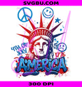 America Graffiti PNG, 4th Of July Graffiti PNG, Liberty Statue PNG