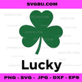 Lucky Shamrock PNG, St Patrick’s Day Irish Clover Digital Design