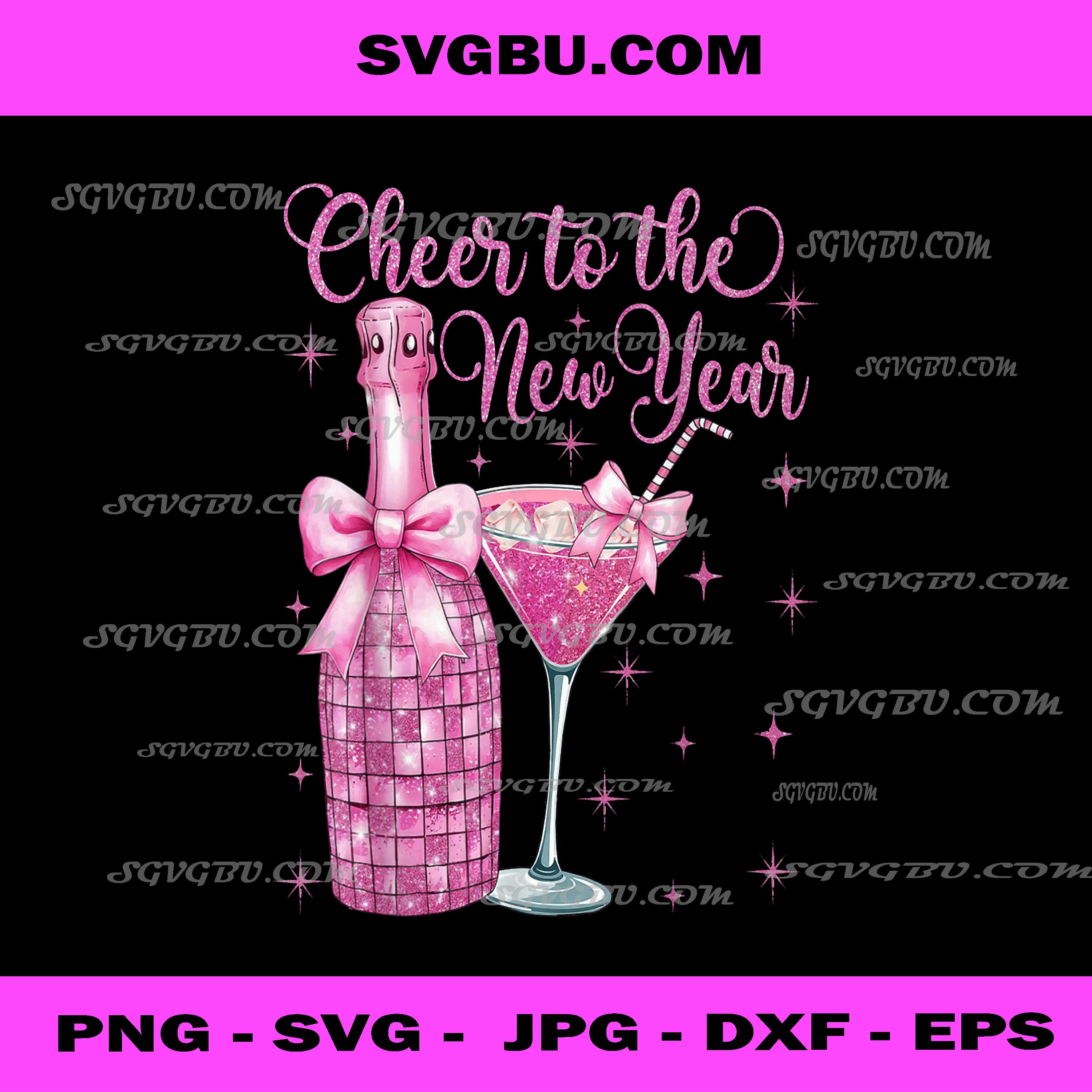 Cheer to The New Year PNG, Happy New Year 2026 Party PNG