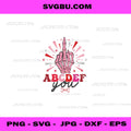 ABCDEF You PNG, Funny Skeleton Hand Middle Finger PNG, Sarcastic Quote PNG