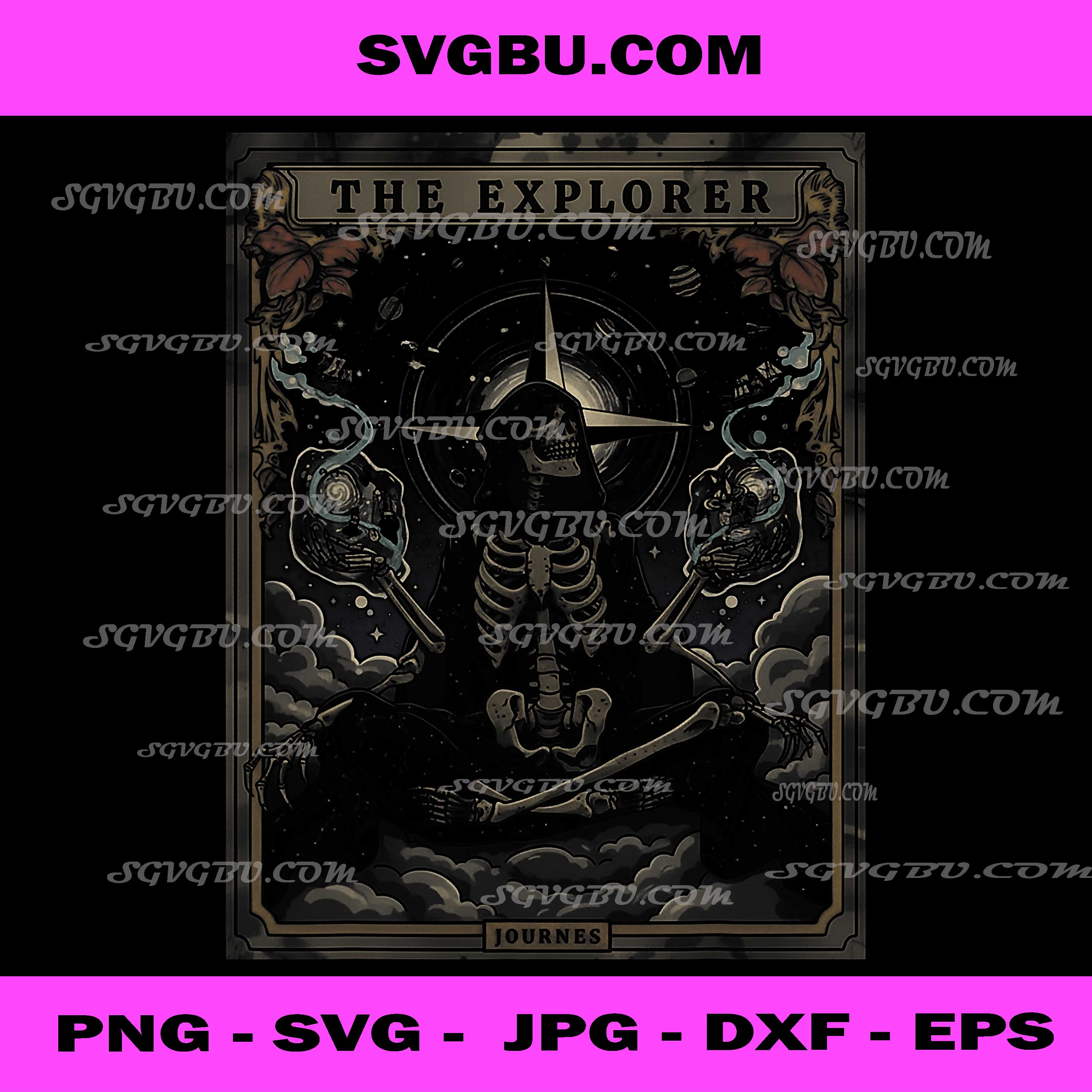 The Explorer Trekking Mountains Camping PNG, Funny Explorer Hiker PNG