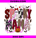 Spooky Mama PNG, Leopard Print Halloween Mama PNG, Halloween Pumpkin PNG