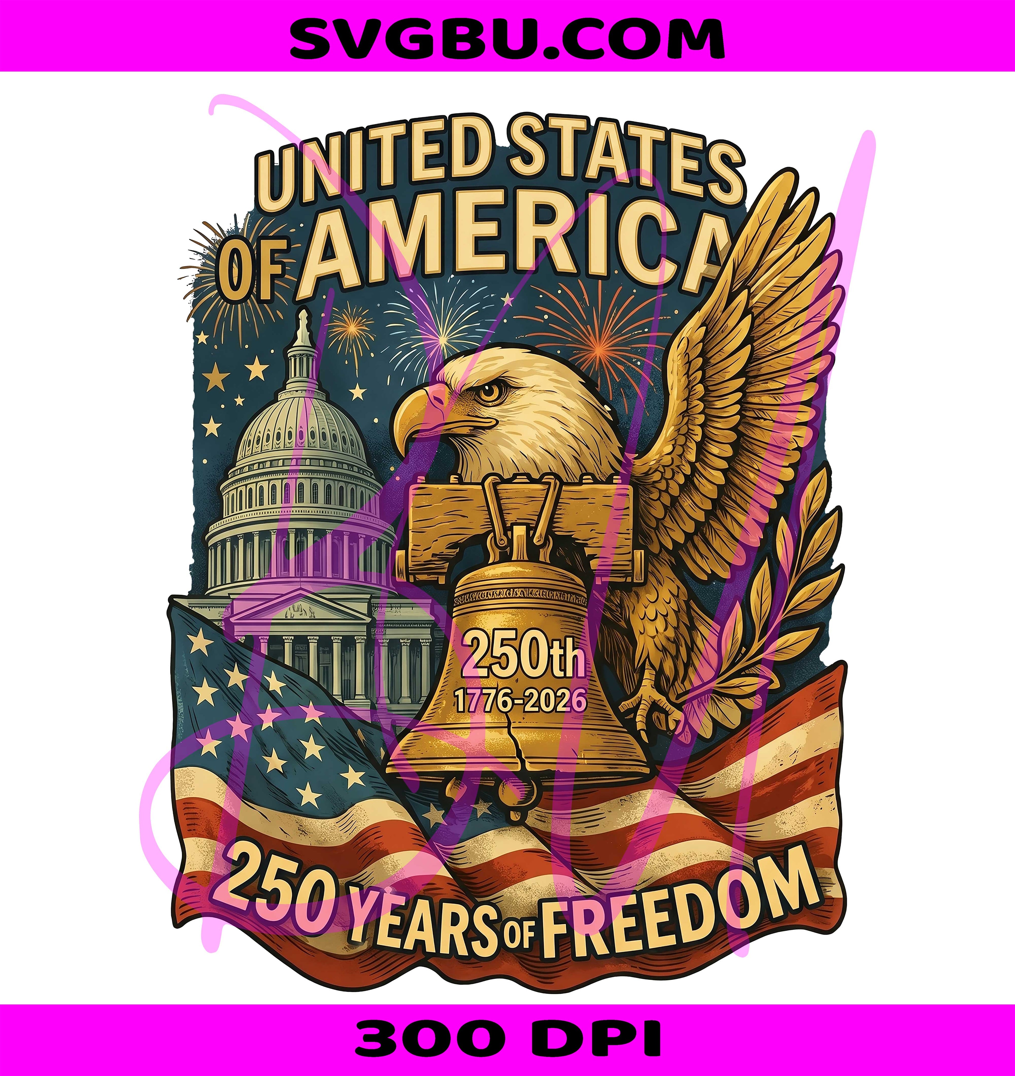 Semiquincentennial PNG,America 250 Patriotic PNG,USA Independence 1776 2026 PNG